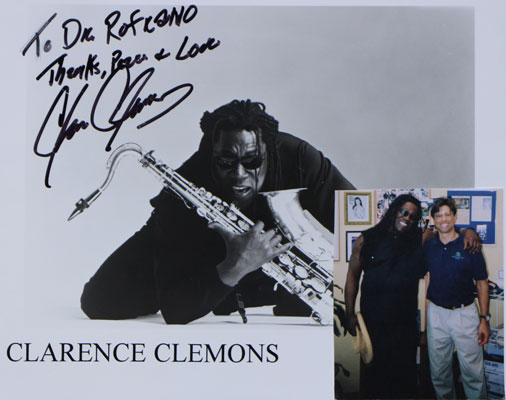 Dr. Rofrano, Thanks, Peace, and Love! Clarence Clemons